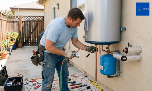 hot water system installation